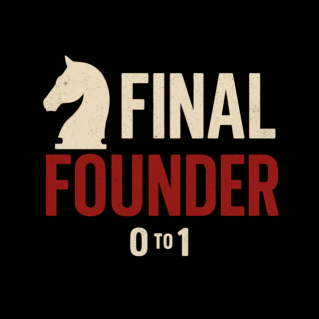 Final Founder TV Show Logo for Entrepreneurs and Startup Founders
